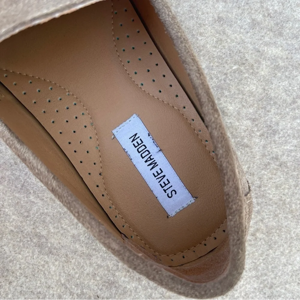 Steve Madden Marionn Leather Suede Studded Driver Slip On Loafers Men’s Size 12